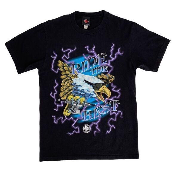 Independent Trucks Ride The Best American Thunder Skate Tee - Picture 1 of 3